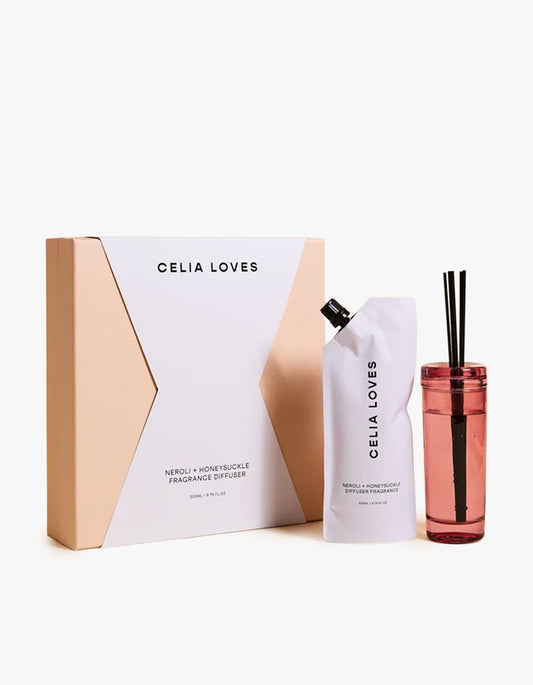 Neroli & Honeysuckle Diffuser Set - White