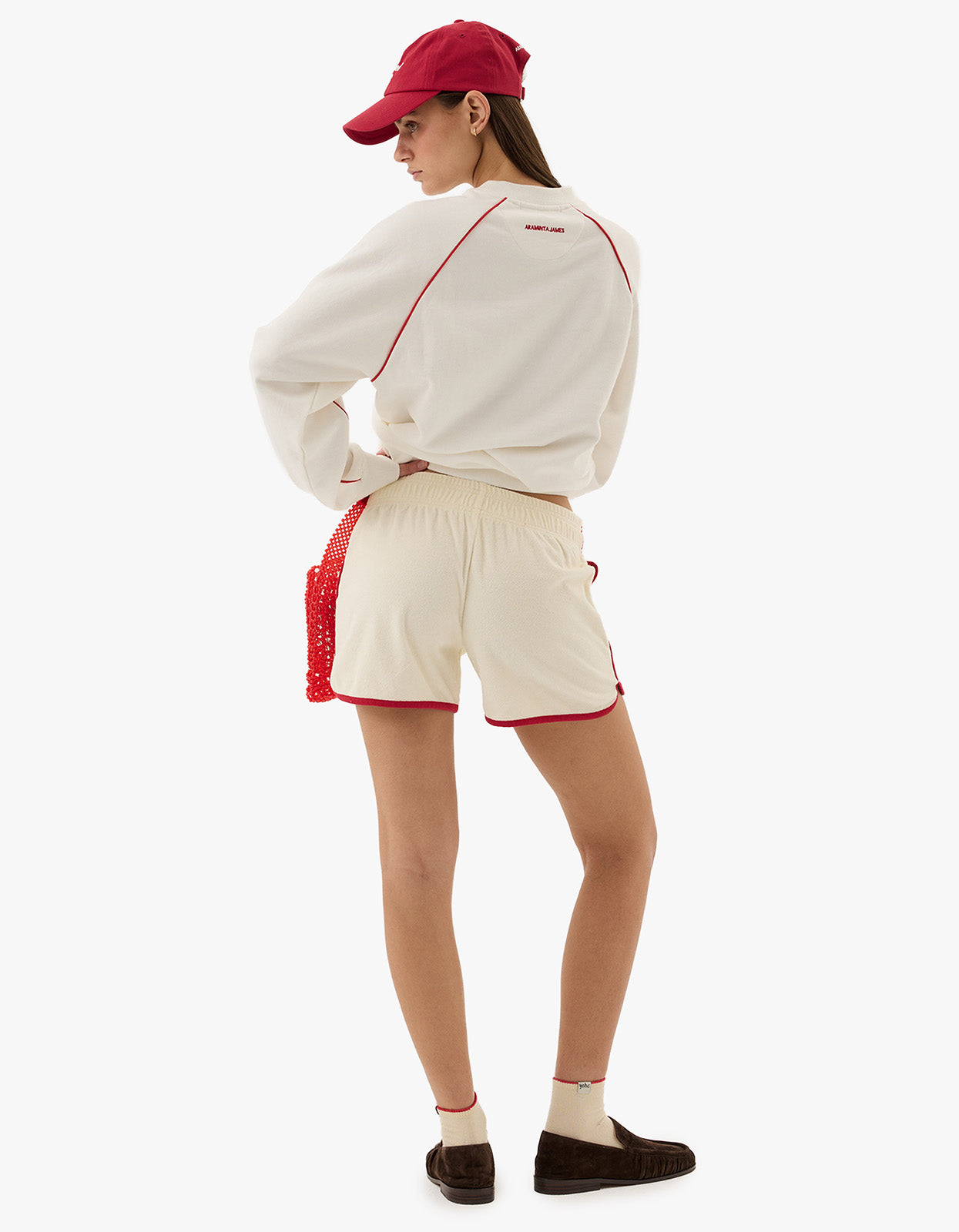 Chilli Terry Short - Warm White Unique Color