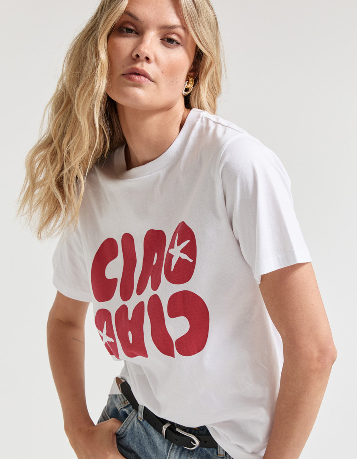 Ciao Ciao Tee - White