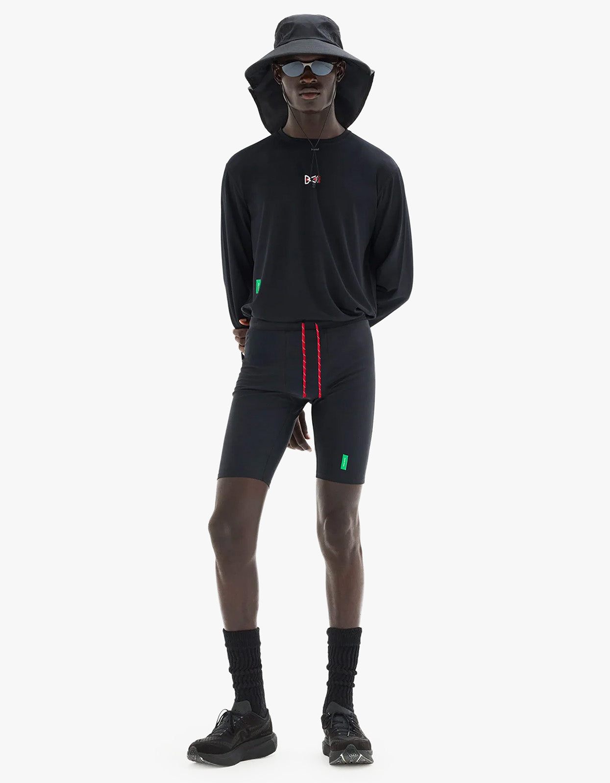 9" Recycled Tights - Black