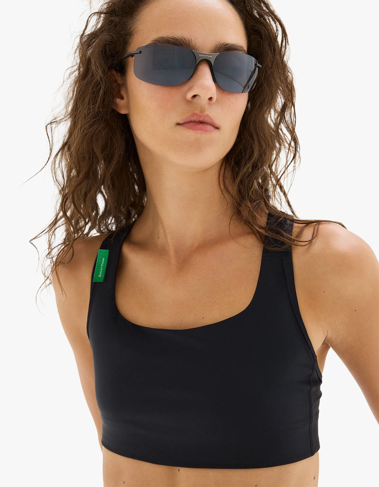 Medium Support Racer-Back Bra - Black