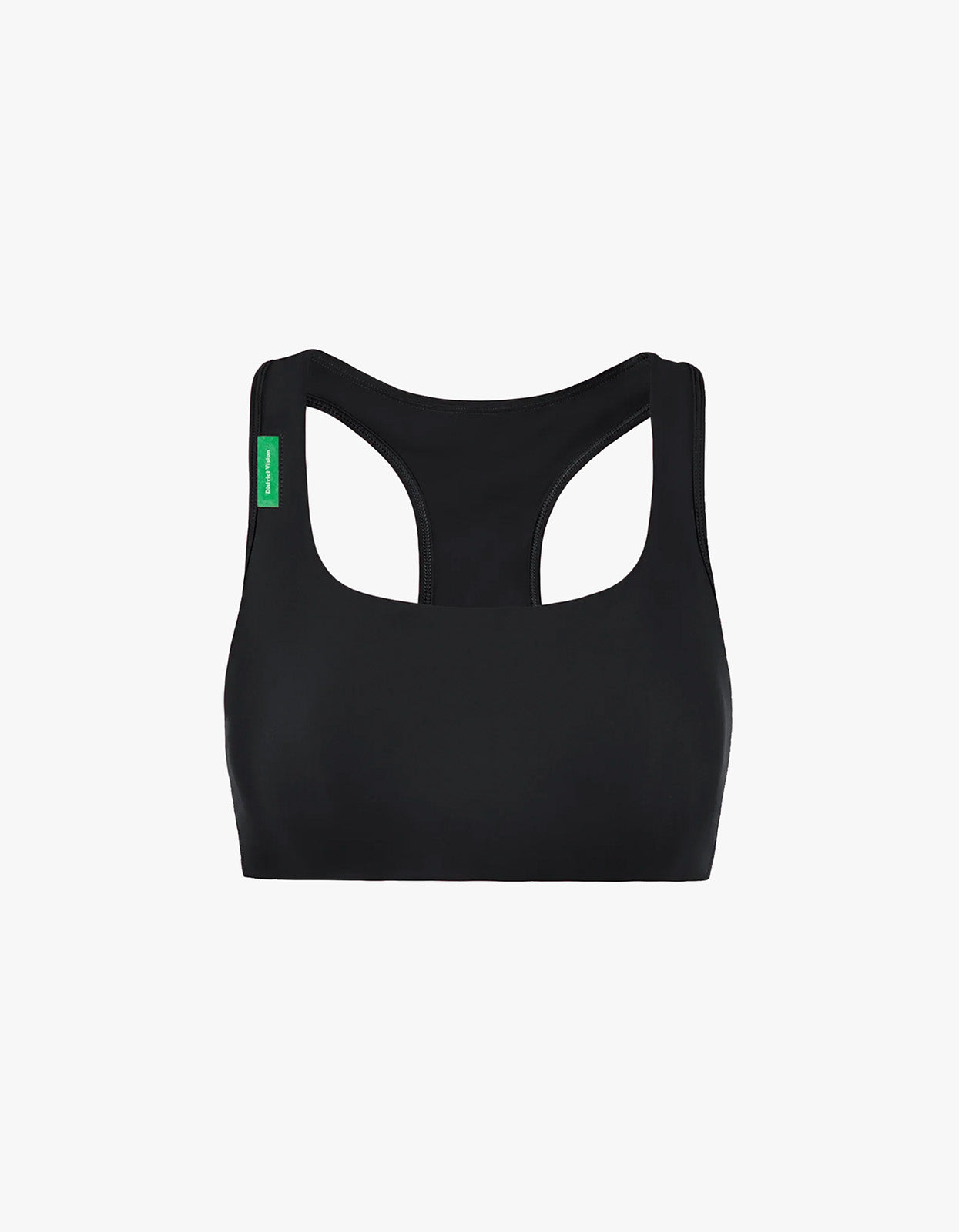 Medium Support Racer-Back Bra - Black