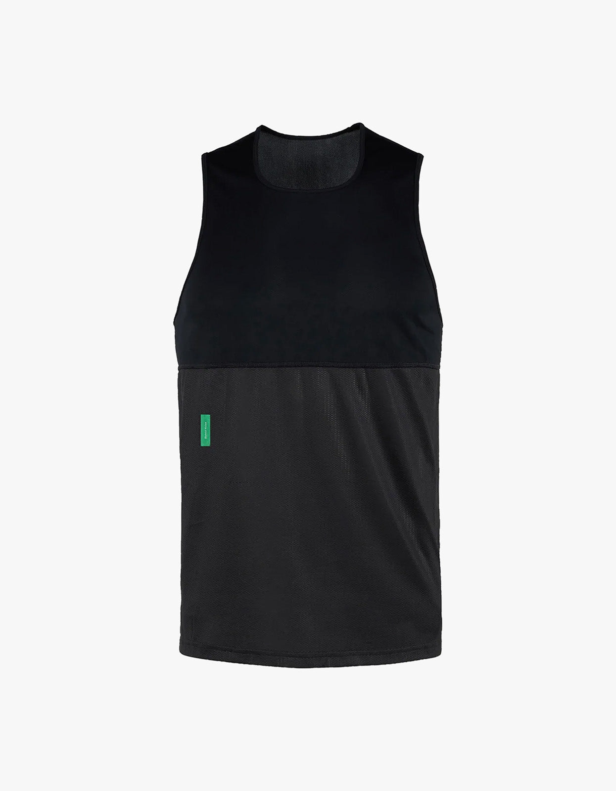 Panelled Training Singlet - Black
