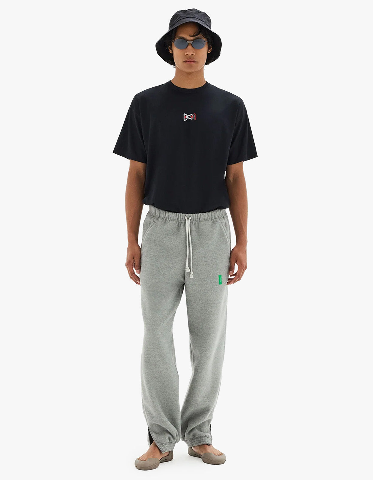 Short Sleeve Boxy Training Tee - Black