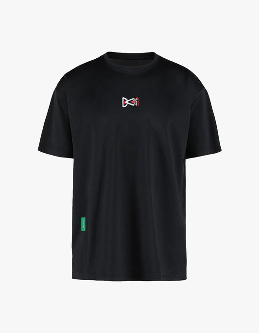 Short Sleeve Boxy Training Tee - Black