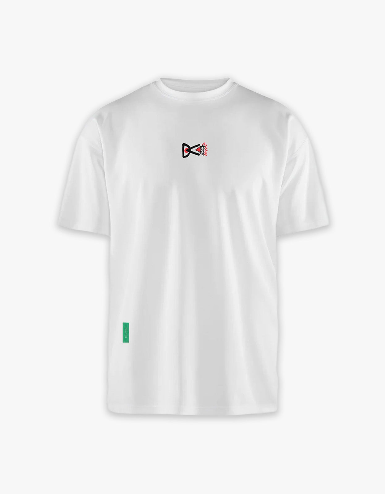 Short Sleeve Boxy Training Tee - White