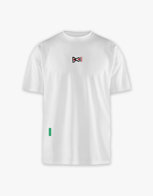 Short Sleeve Boxy Training Tee - White