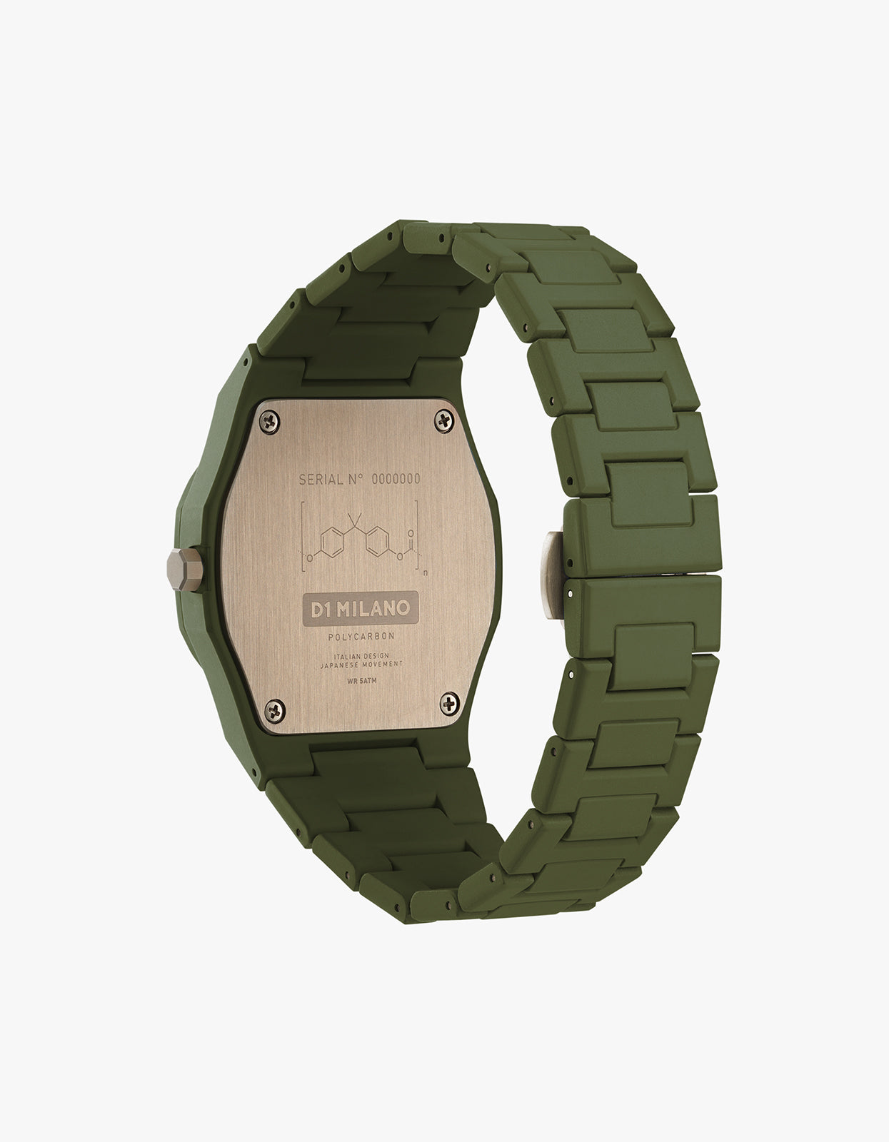 Polycarbon 40.5mm Watch - Military Green