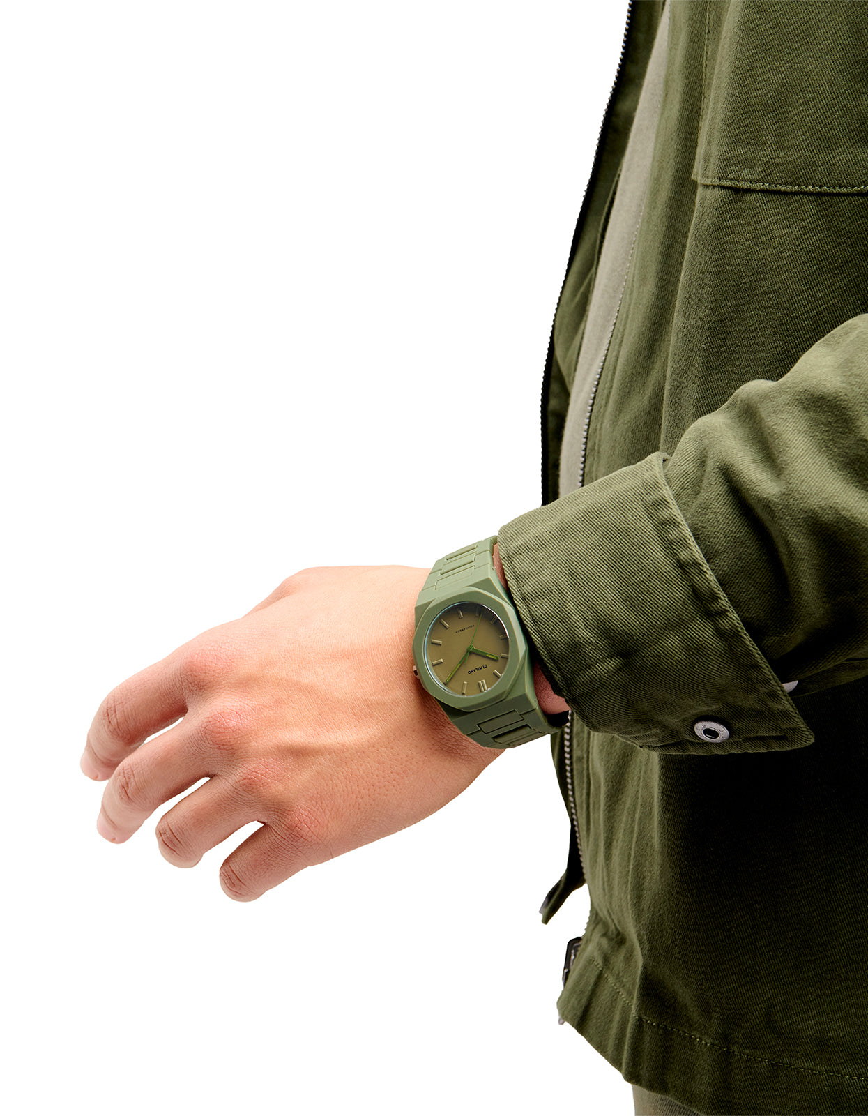 Polycarbon 40.5mm Watch - Military Green