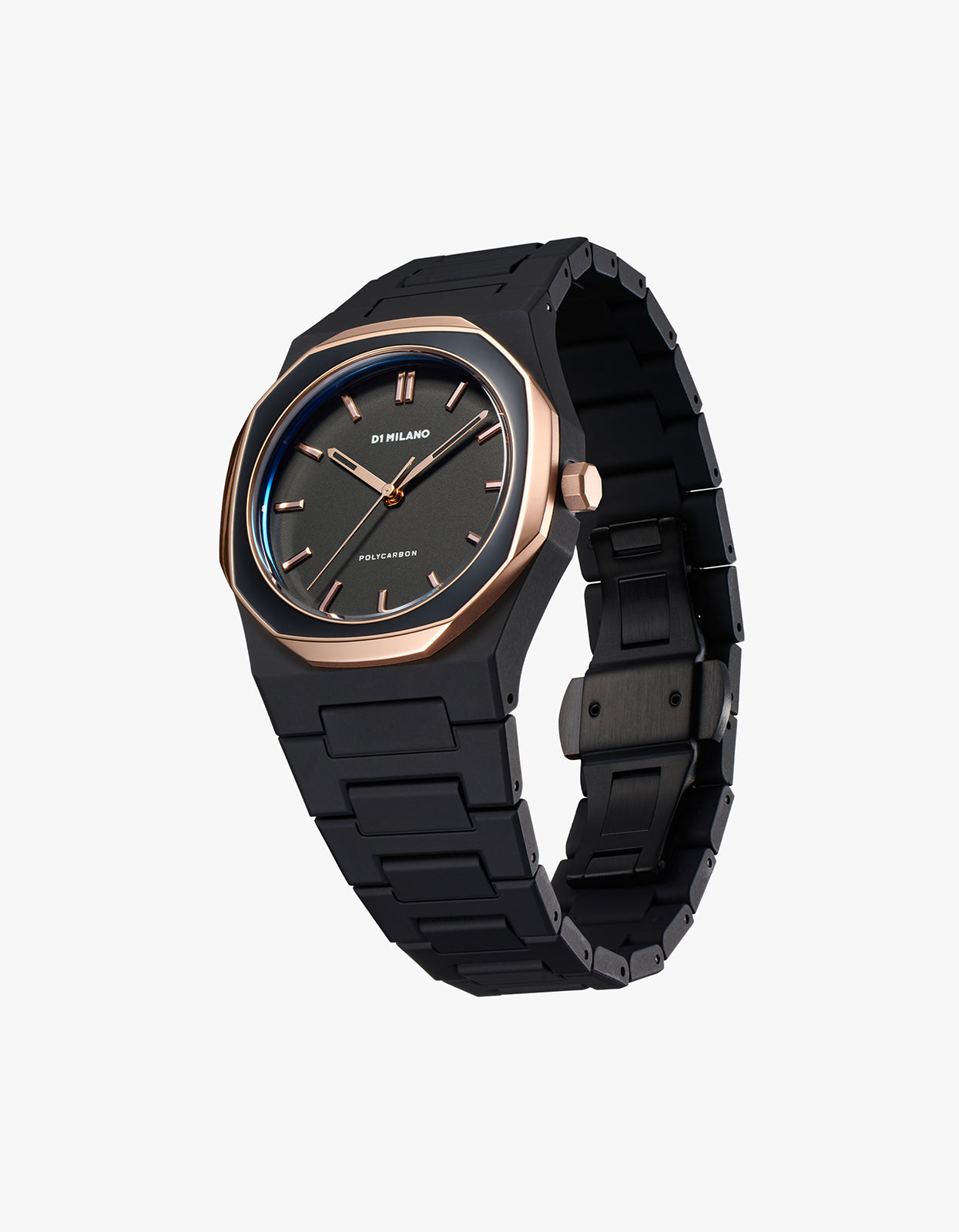 Polycarbon 37mm Watch - Gold Mesh