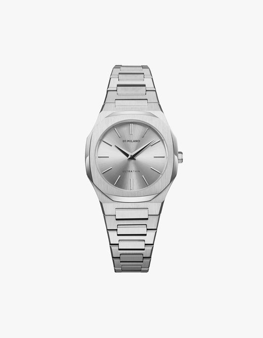 Ultra Thin 30mm Watch - Zephyr Silver