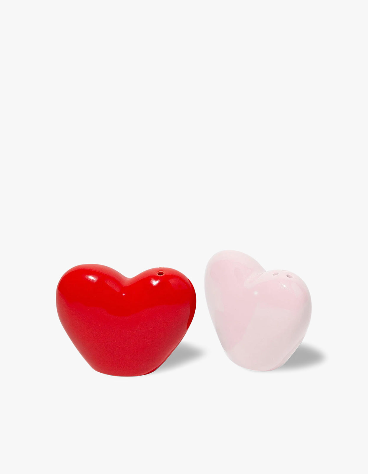 Love Salt & Pepper Shakers - Red And Pink