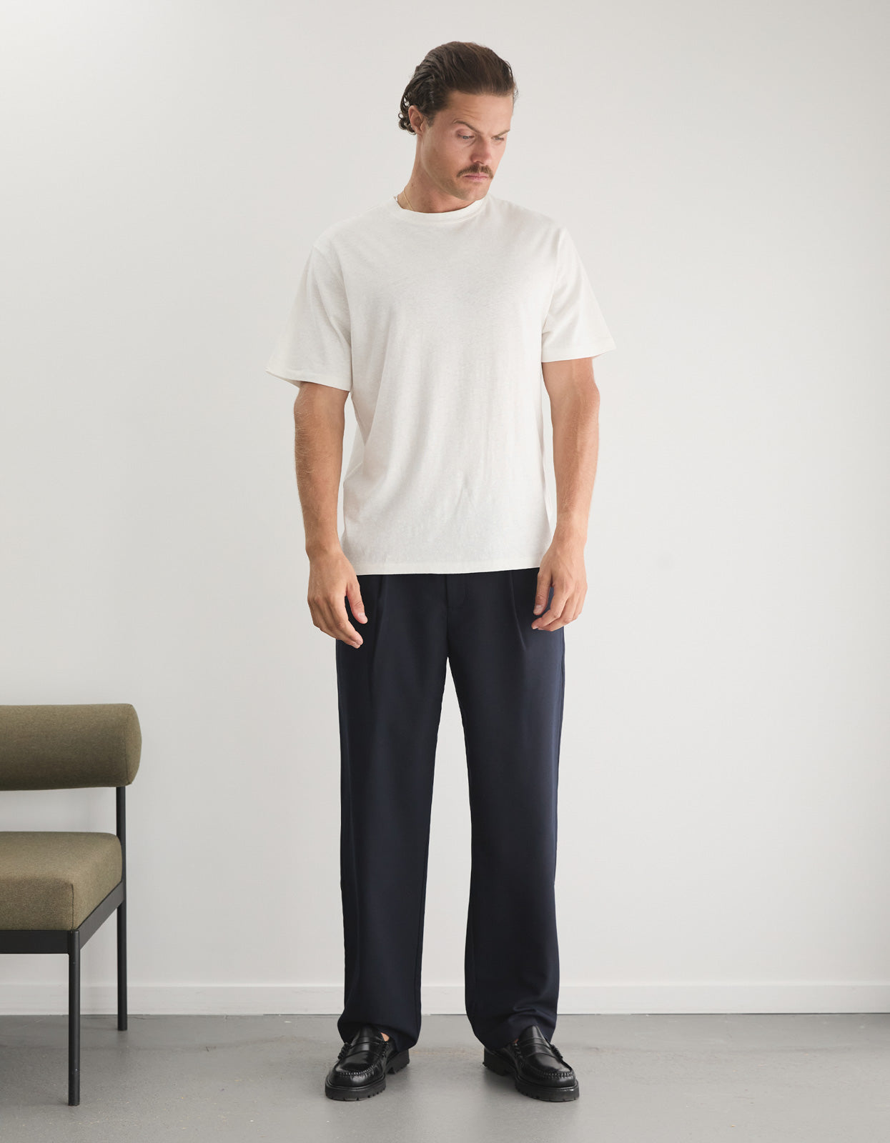 Brera Slub Tee - White