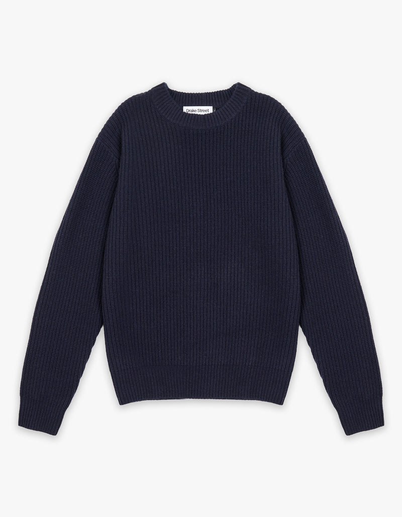 Elroy Crew Knit - Navy