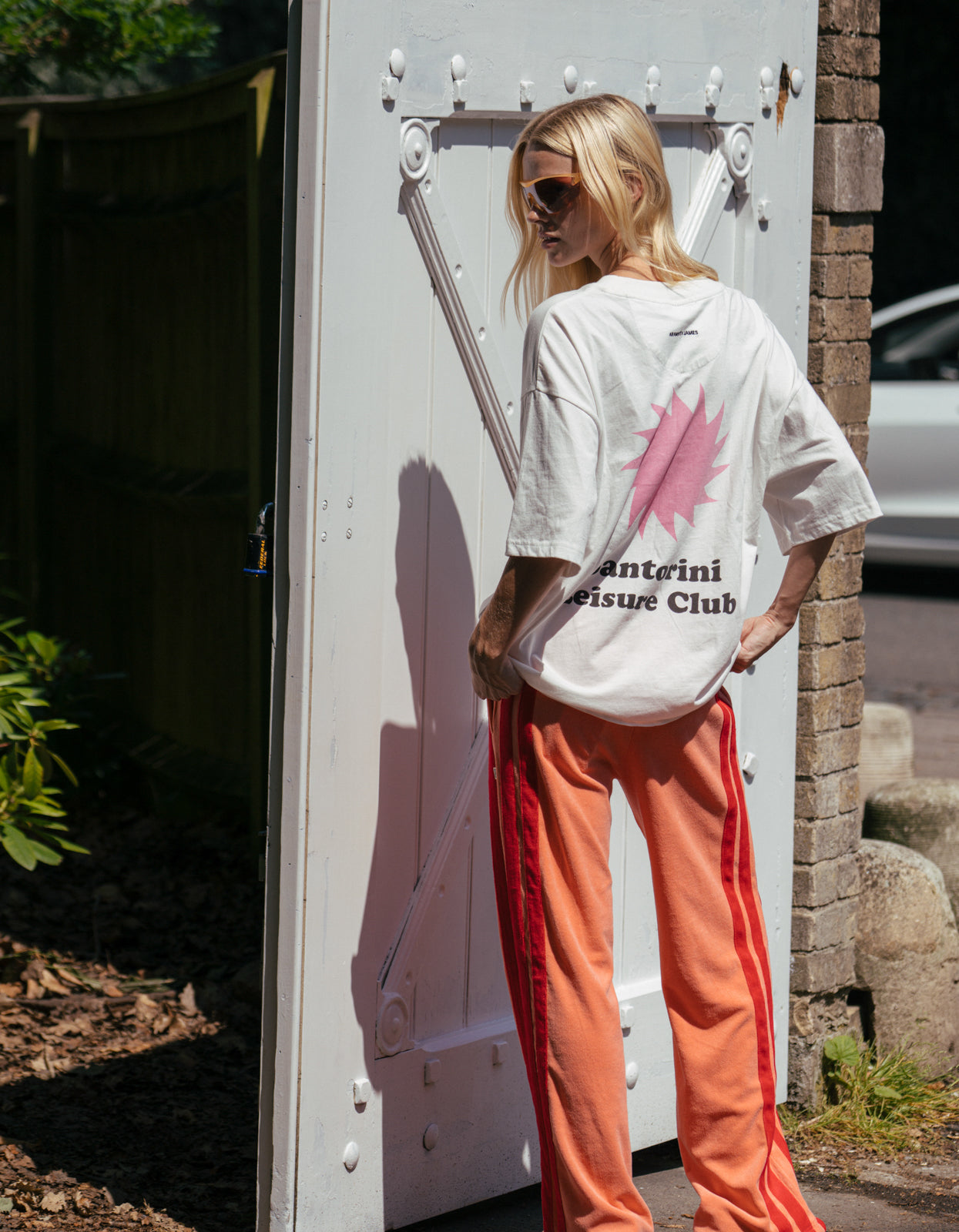 Santorini Oversized Tee - Warm White