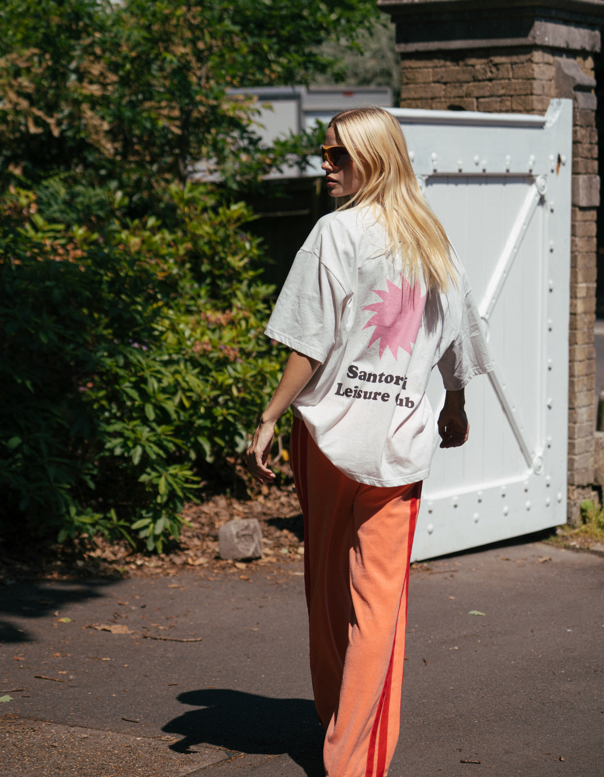 Santorini Oversized Tee - Warm White