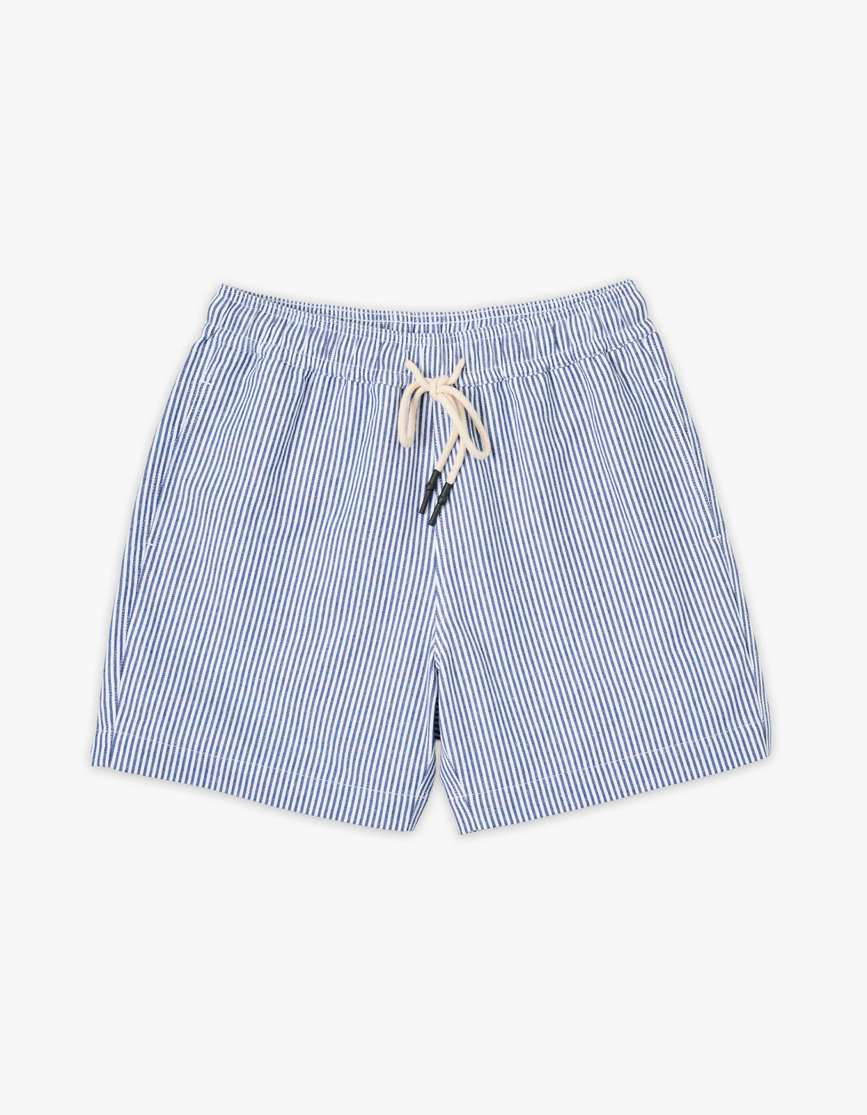 Earl Stripe Walkshort - Blue & White
