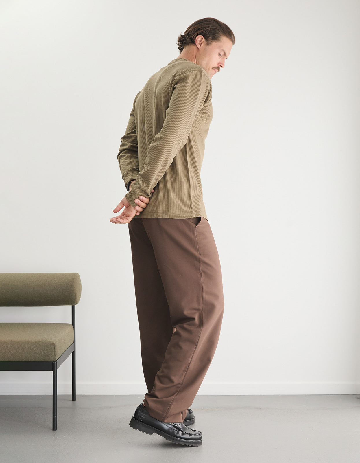 Prescott Waffle - Khaki