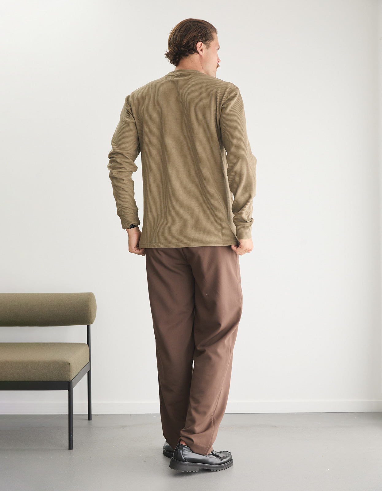 Prescott Waffle - Khaki