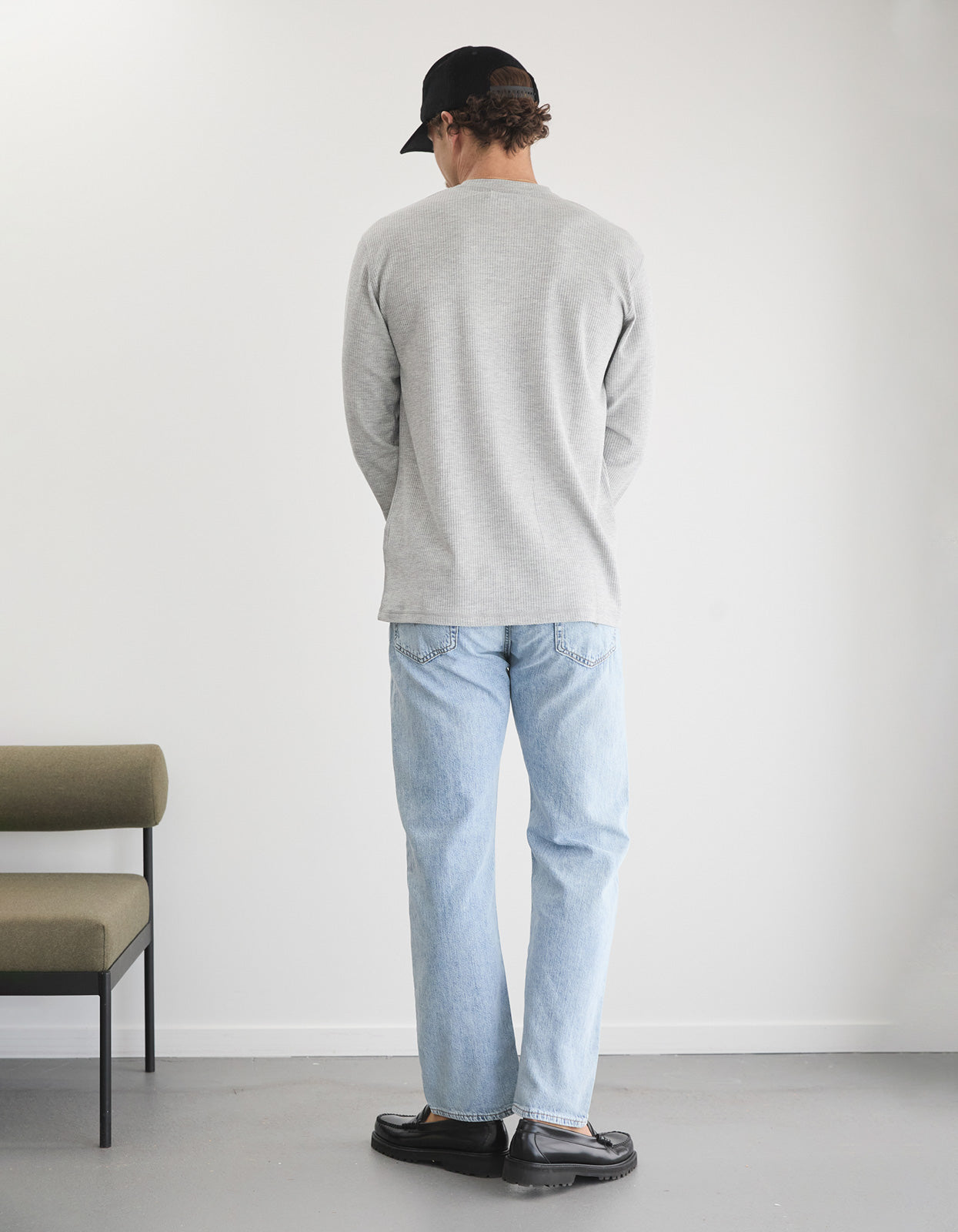 Prescott Waffle - Grey Marle