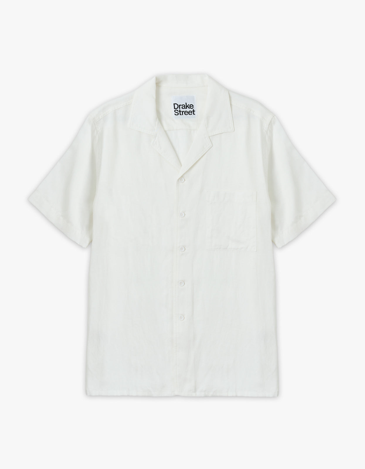 Grande Linen Blend Shirt - White