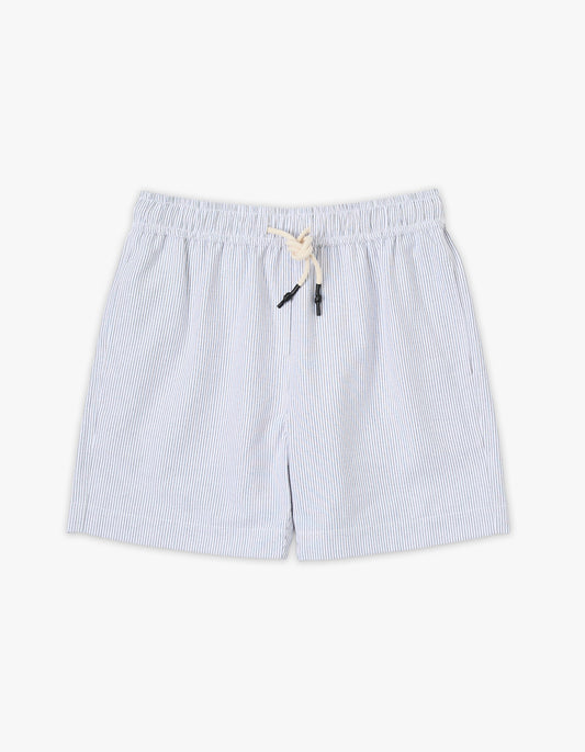 Shipwreck Stripe Walkshort - Black And White Stripe