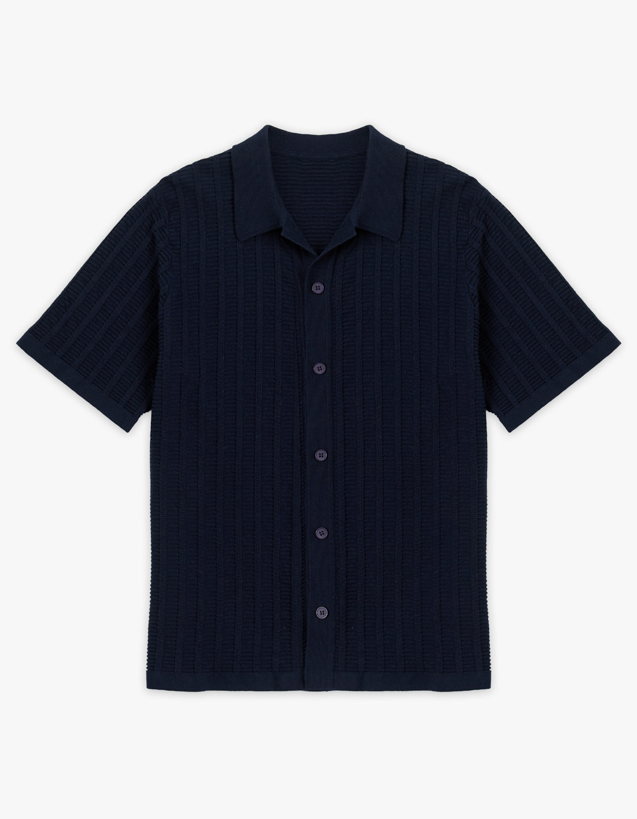Aloha Knit Shirt - Navy