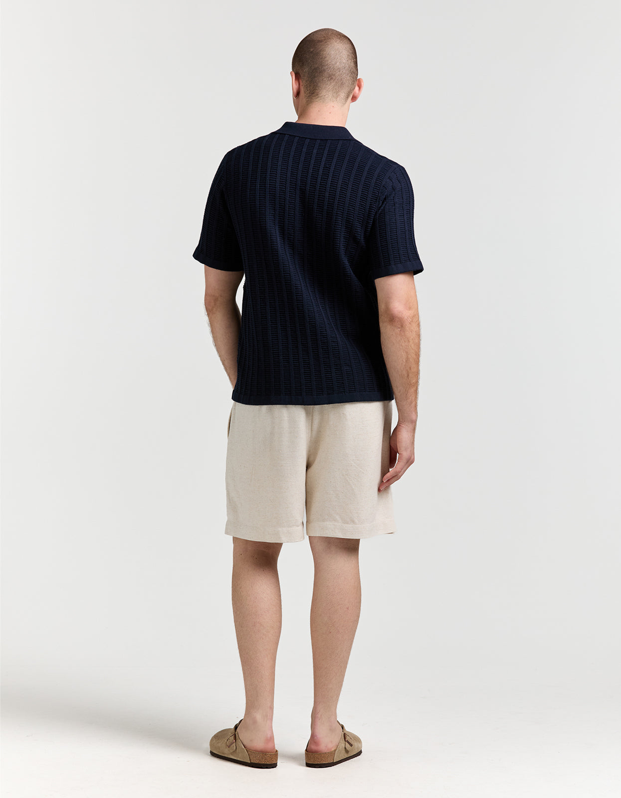 Aloha Knit Shirt - Navy