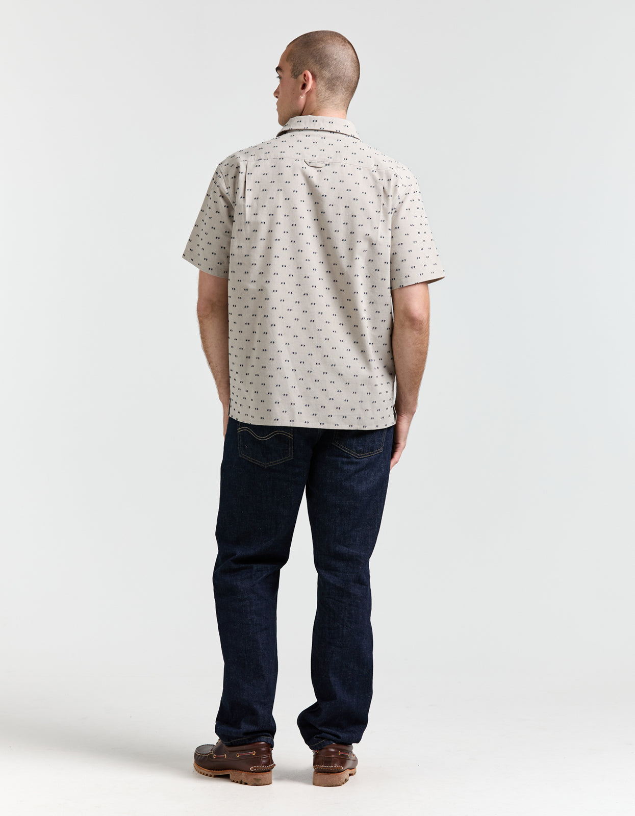 Alto Shirt - Oat/Navy