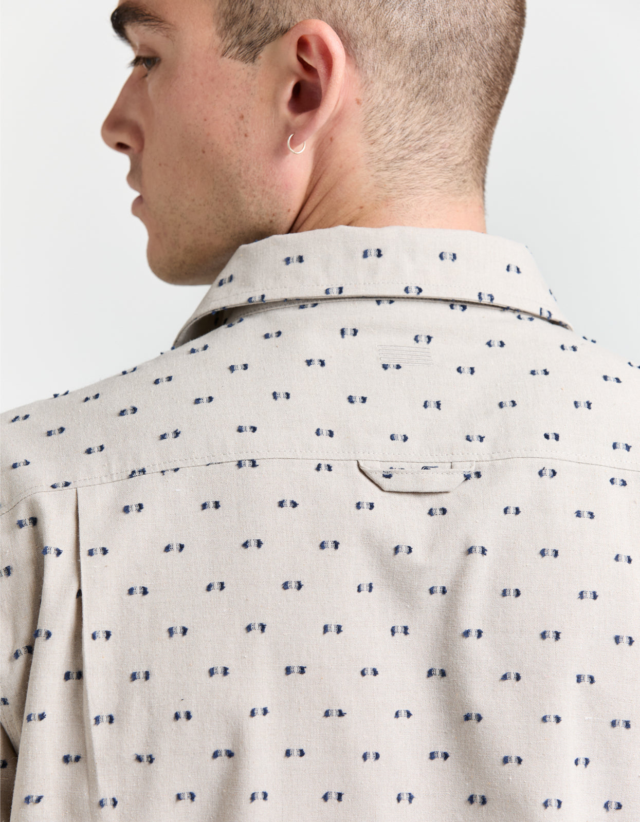 Alto Shirt - Oat/Navy