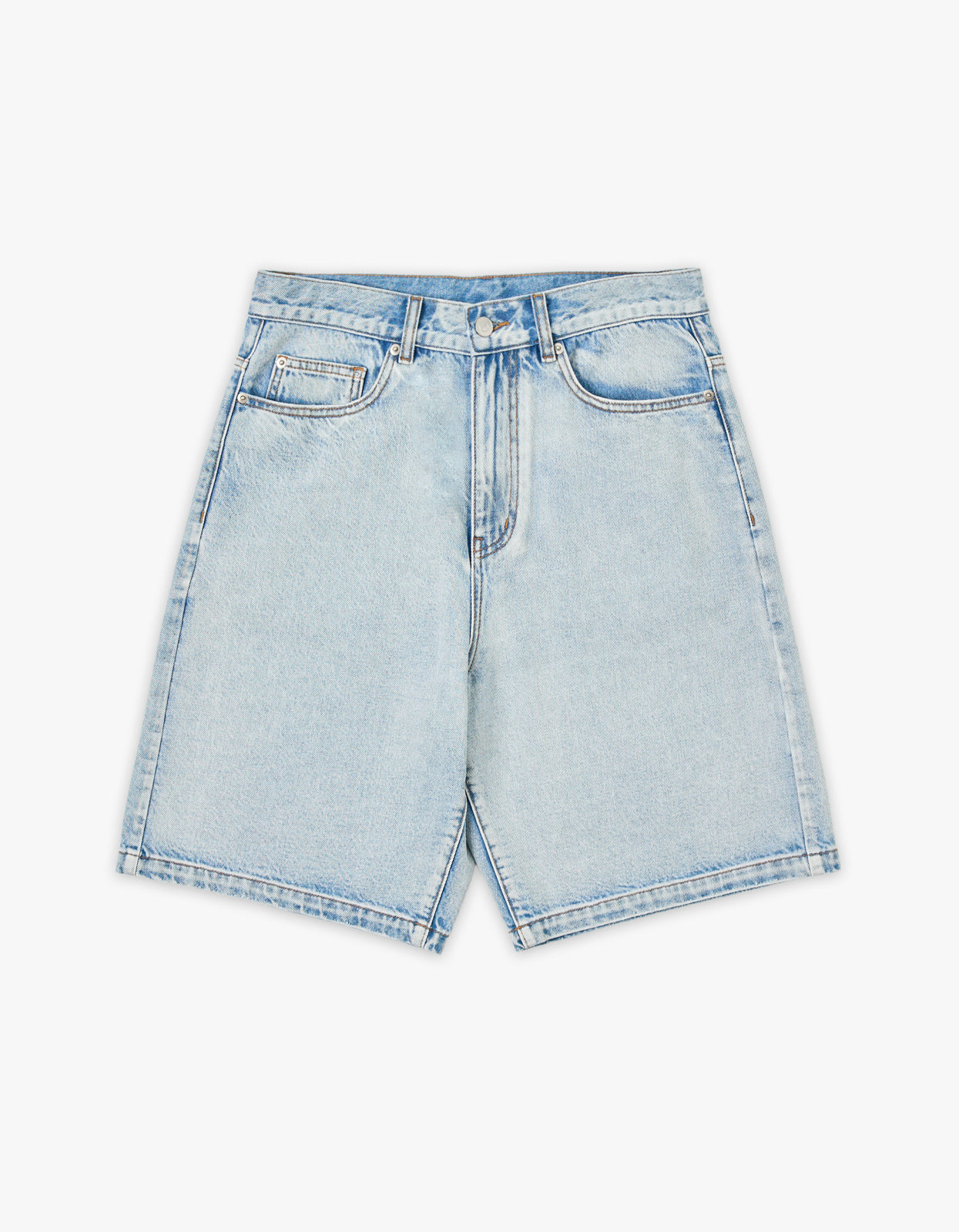 Crescent Denim Short - Light Blue