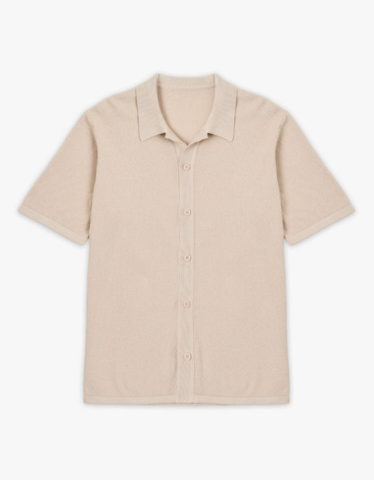 Franklin Knit Shirt - Oatmeal