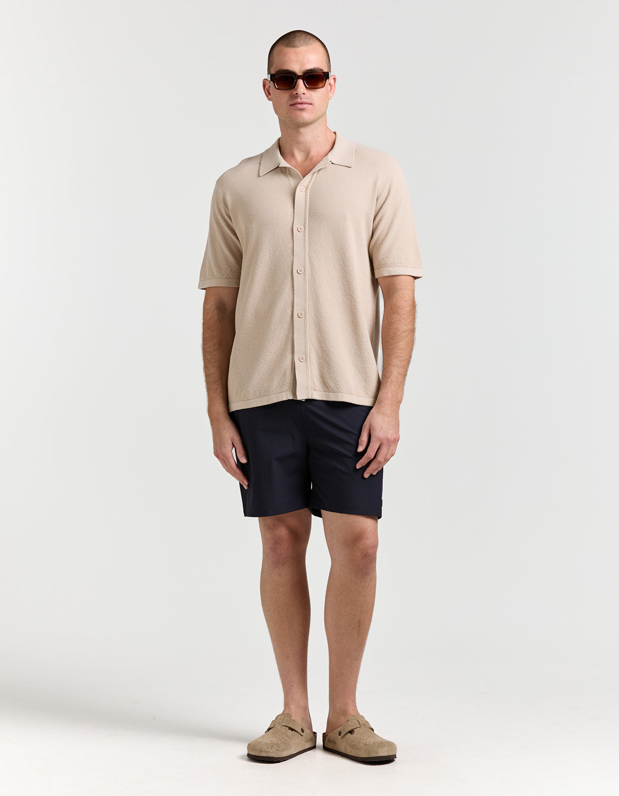 Franklin Knit Shirt - Oatmeal