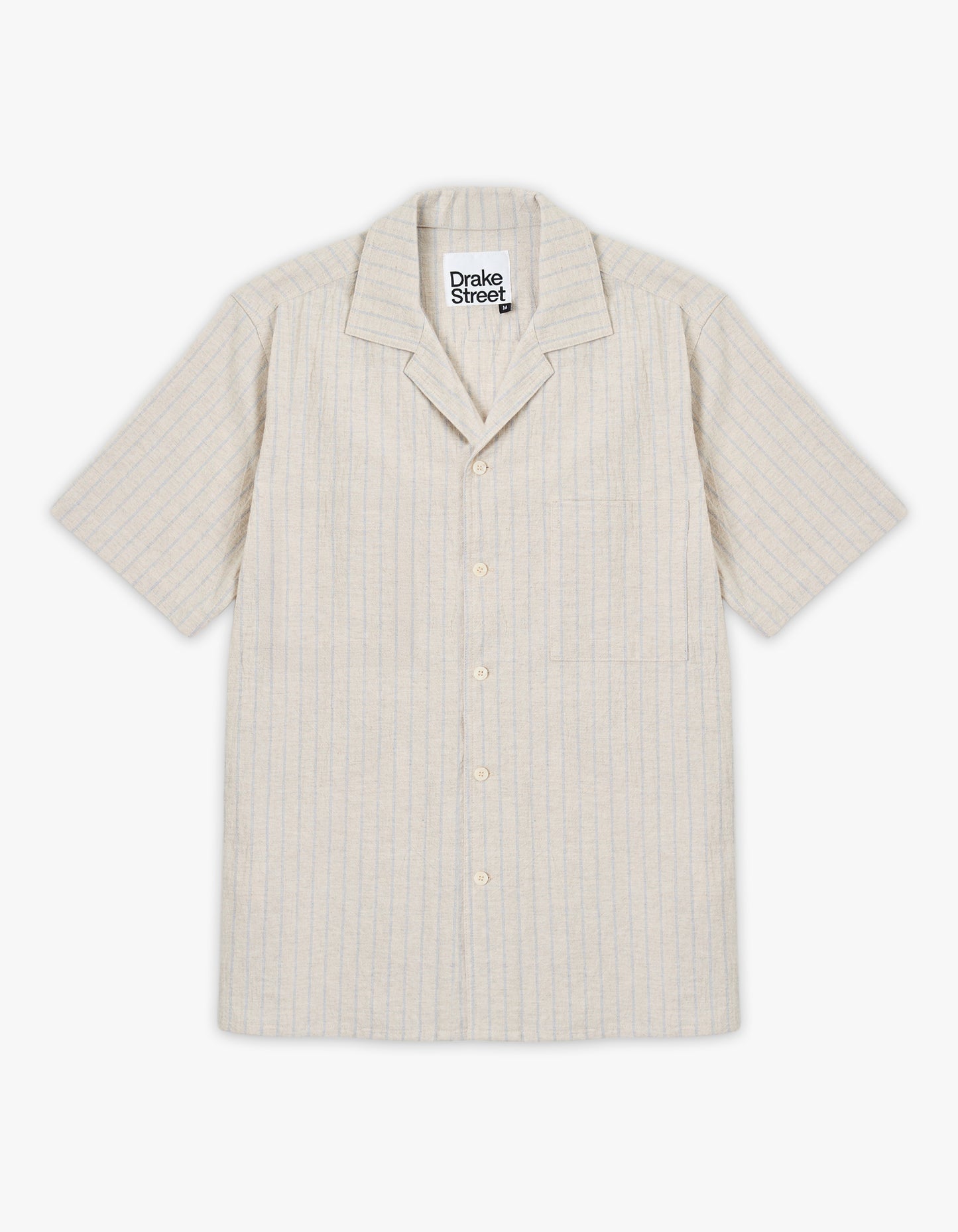 Irving Shirt - Oat/Blue