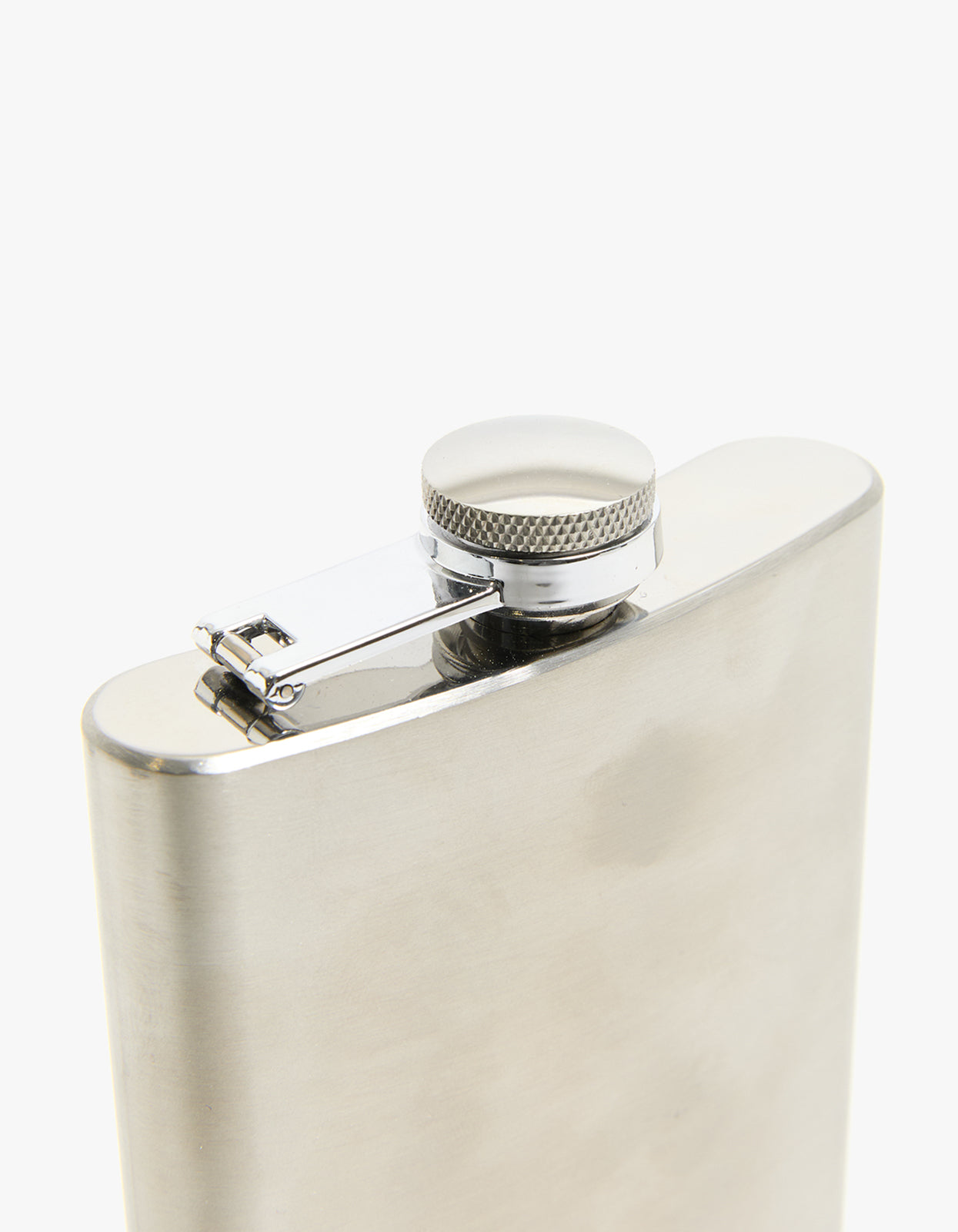 Drake Street Hip Flask - Steel