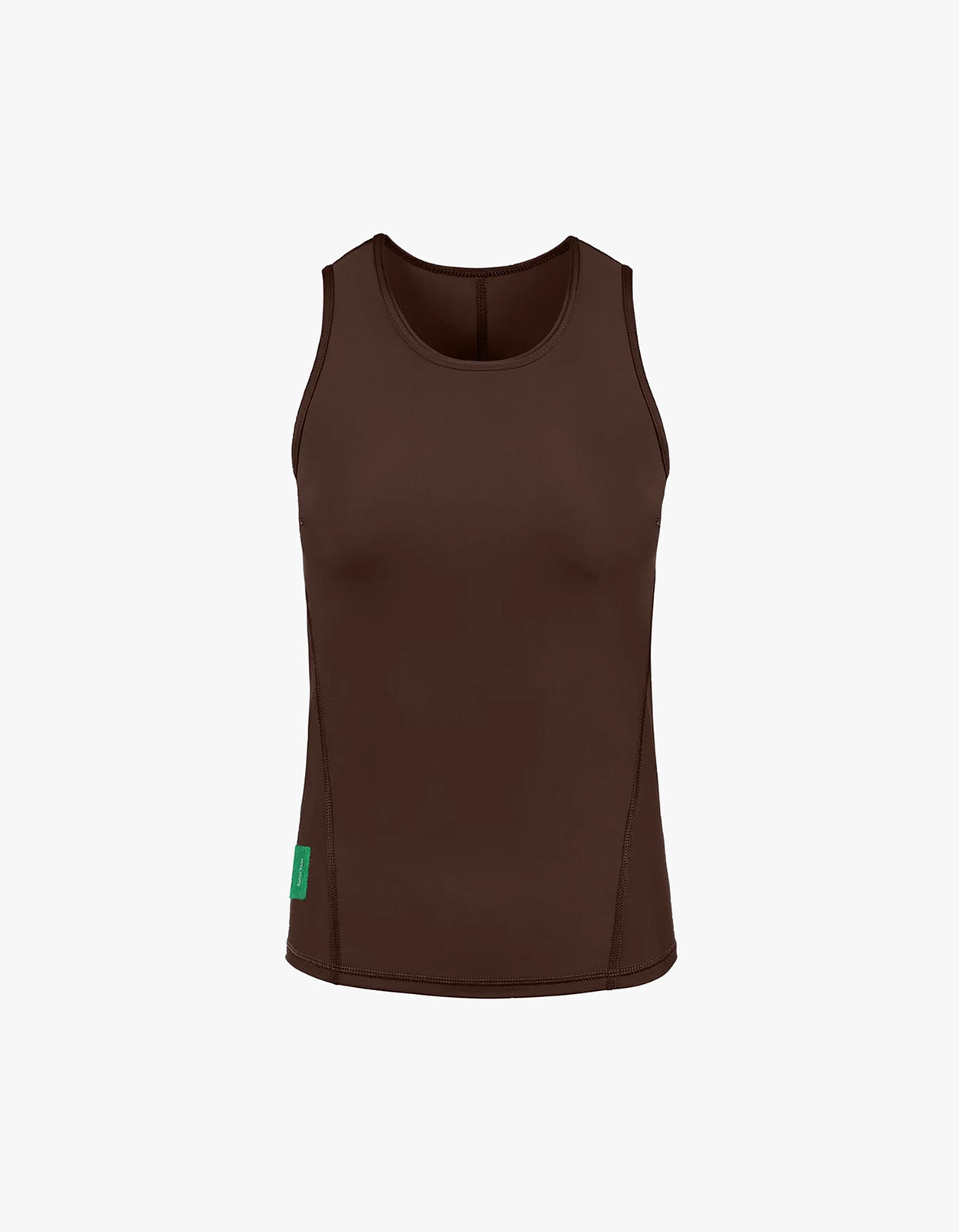 Fitted Training Tank Top - Umber