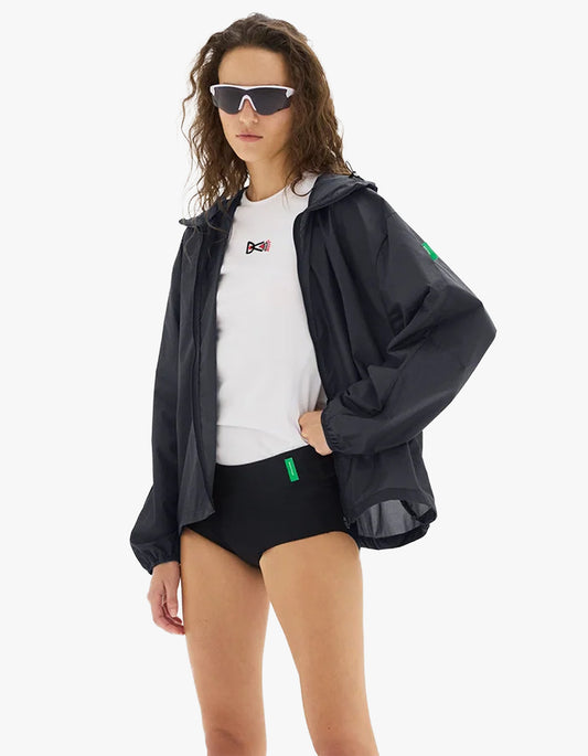 Ultralight Nylon Windbreaker - Obsidian