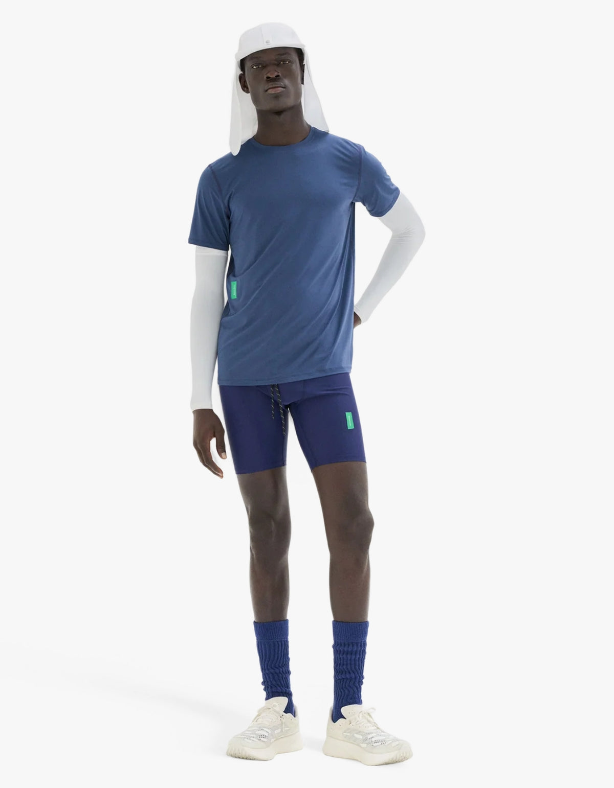 7" Recycled Tights - Indigo
