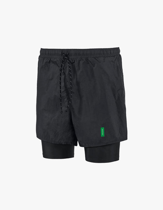 Ultralight Nylon Trail Shorts - Obsidian/Black