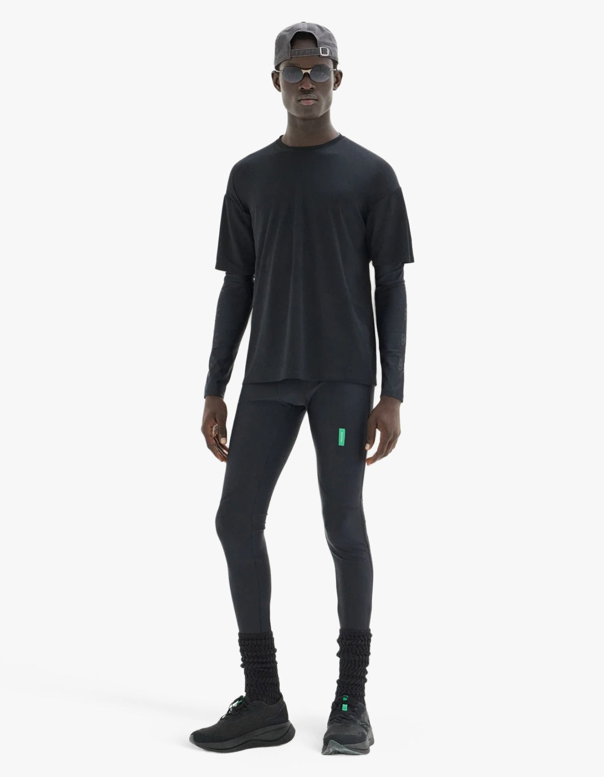 Compression Boxy Training Tee - Black/Black