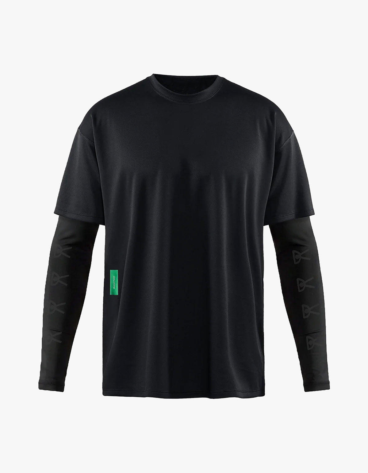Compression Boxy Training Tee - Black/Black