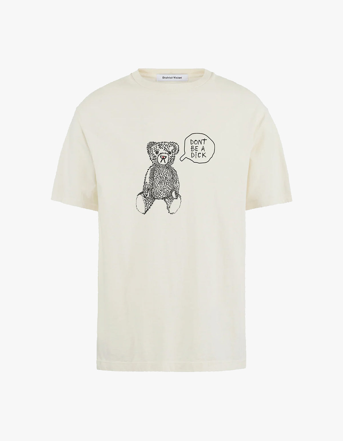 California Cotton Tee - Teddy Vintage White
