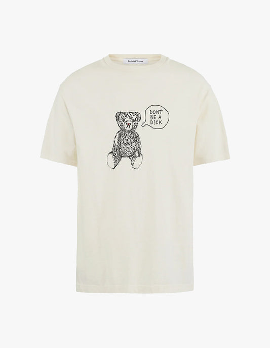 California Cotton Tee - Teddy Vintage White