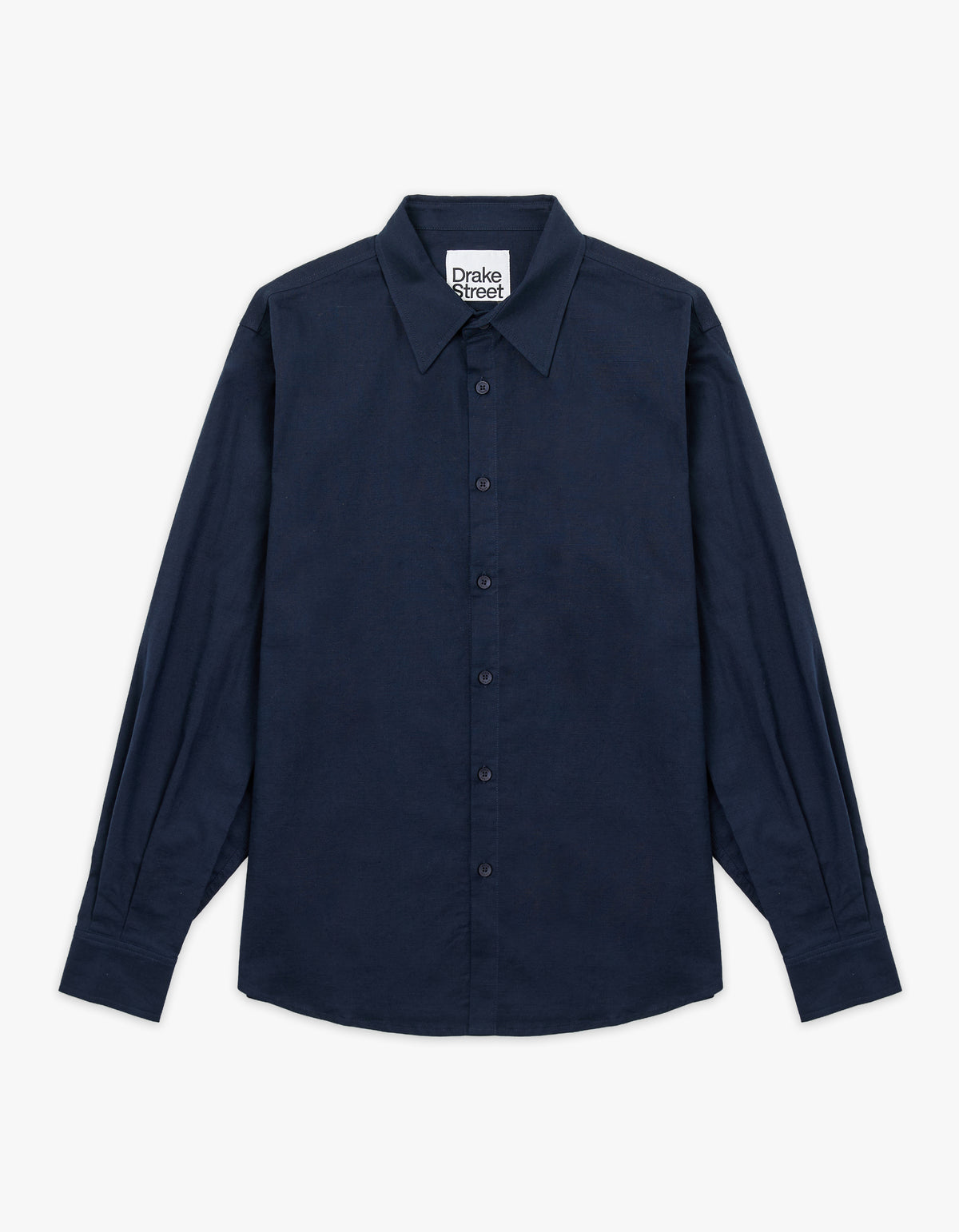 Capo Linen Shirt - Great Navy