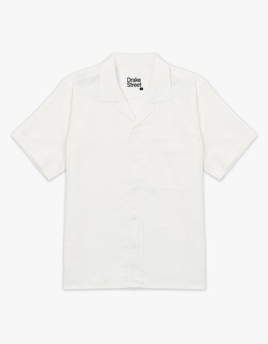 Luca S/S Linen Shirt - Bone