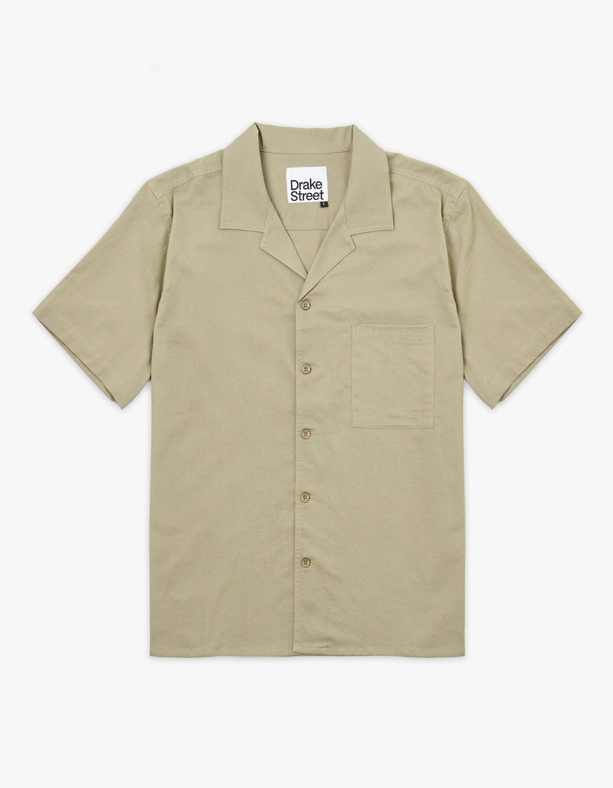 Luca S/S Linen Shirt - Sage