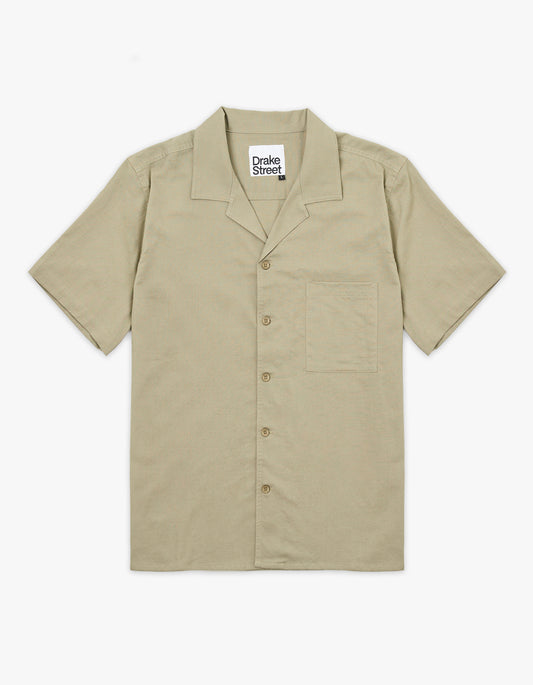 Luca S/S Linen Shirt - Sage