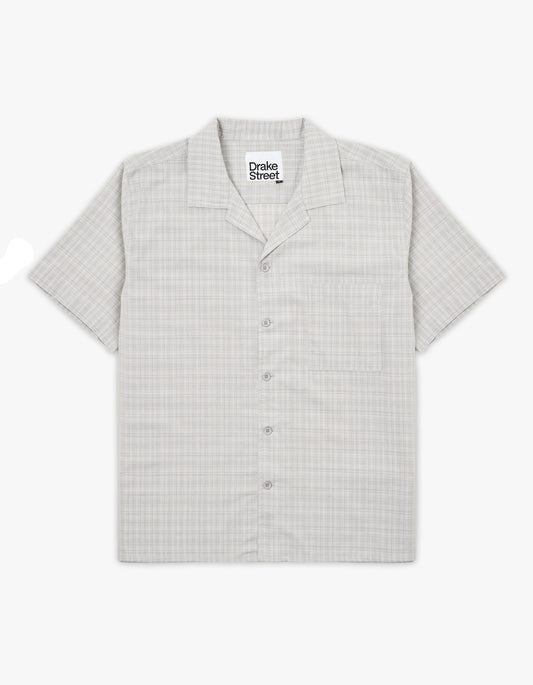 Piero S/S Shirt - Concrete Check
