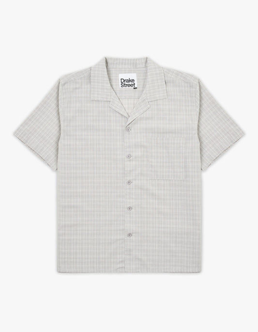 Piero S/S Shirt - Concrete Check