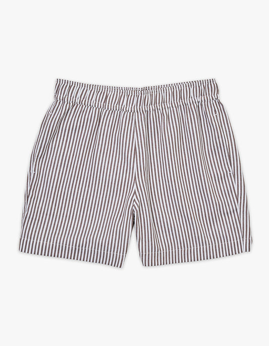 Scopello Short - Chocolate Stripe